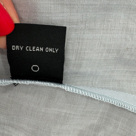 Elm Design by Matthildur Drapey Tunic Button Front Shirt - Light Blue - Small - Picture 5 of 5